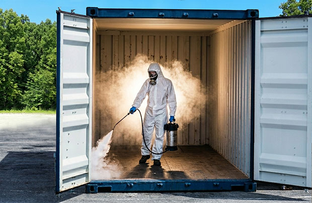 Servizio di fumigazione container e imballaggi in legno