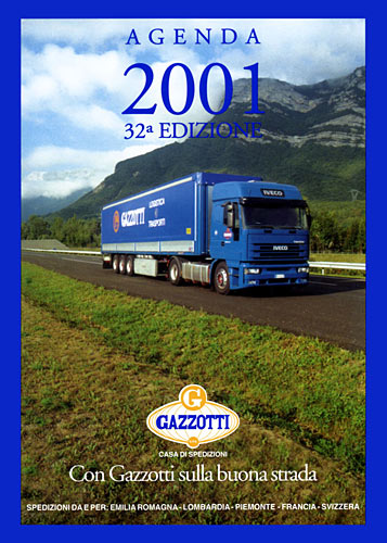 gazzotti YEAR PLANNER 2001